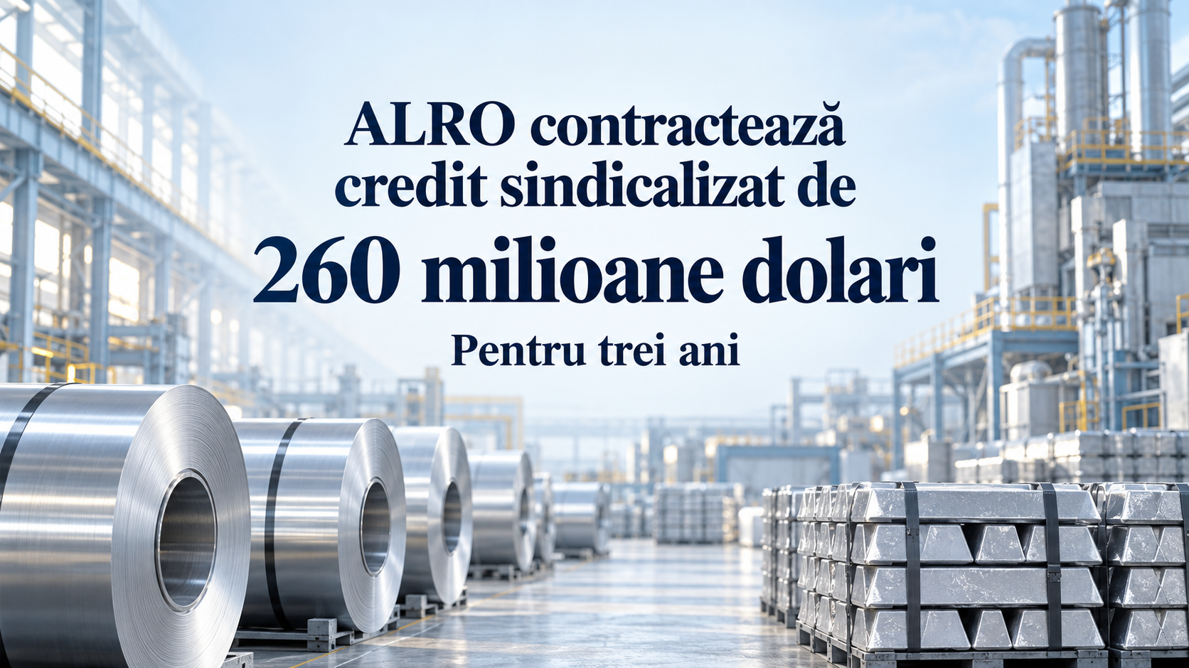 ALRO contractează credit sindicalizat de 260 milioane dolari pentru trei ani