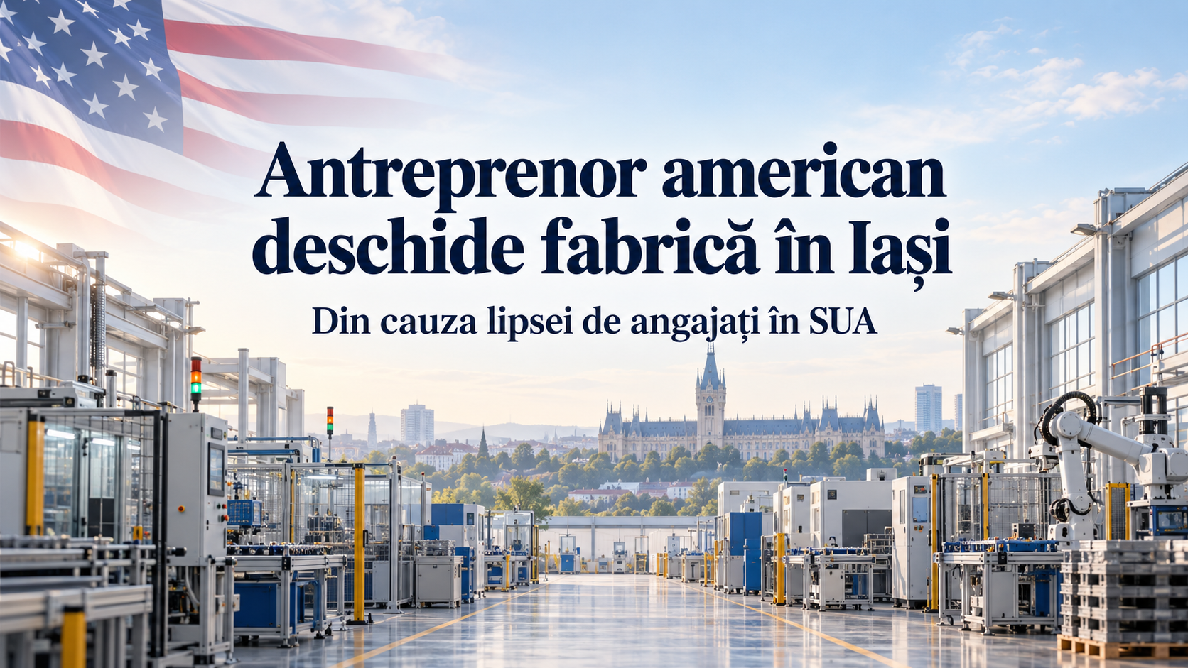 Antreprenor american deschide fabrică în Iași din cauza lipsei de angajați în SUA