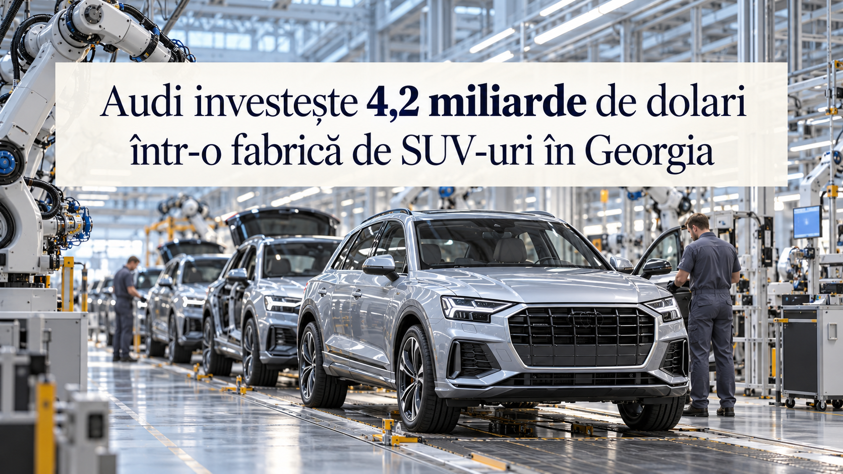 Audi investește 4,2 miliarde de dolari într-o fabrică de SUV-uri în Georgia