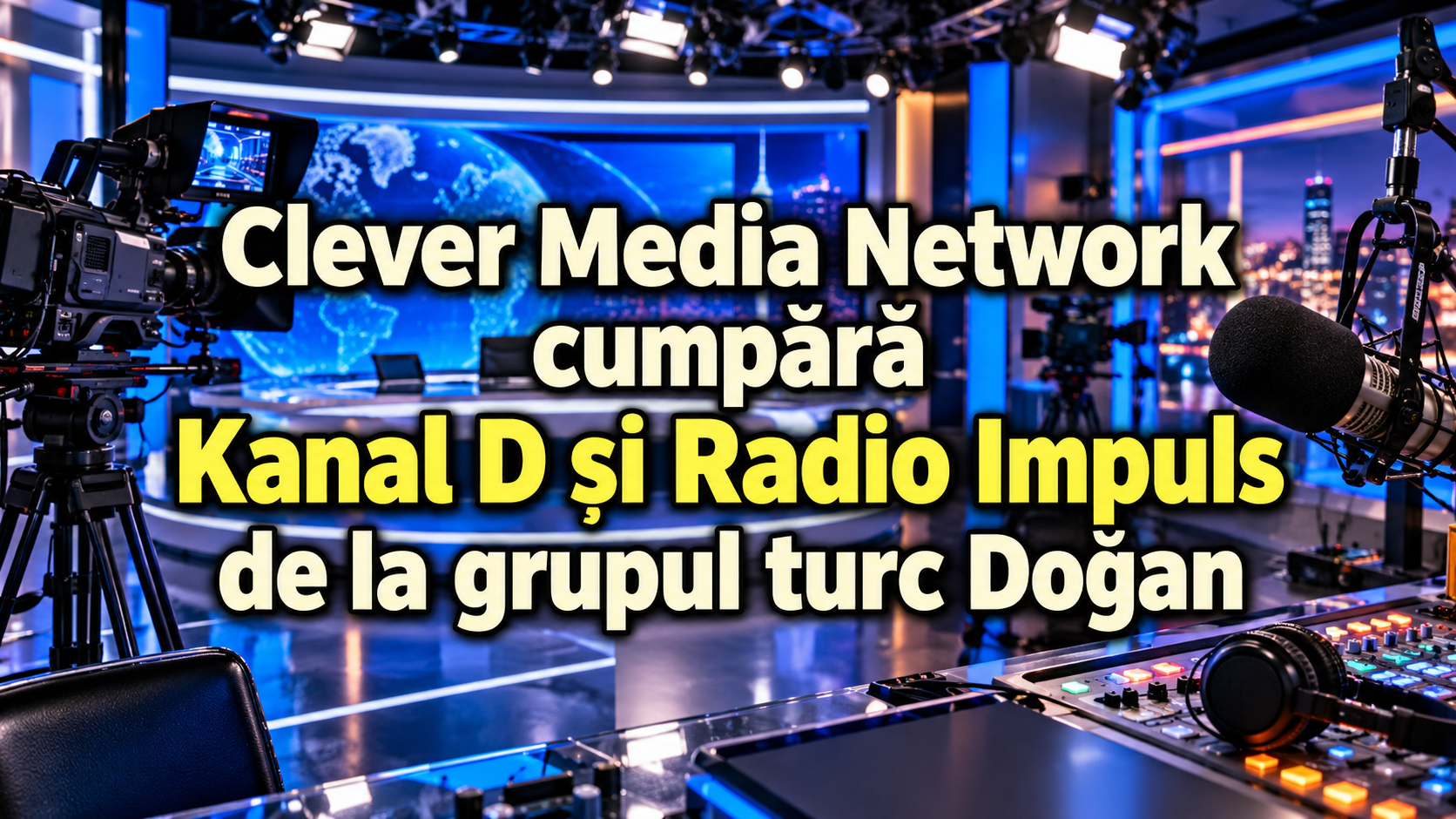 Clever Media Network cumpără Kanal D și Radio Impuls de la grupul turc Doğan