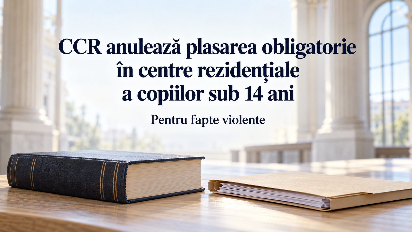 CCR anulează plasarea obligatorie a copiilor sub 14 ani în centre rezidențiale pentru fapte violente
