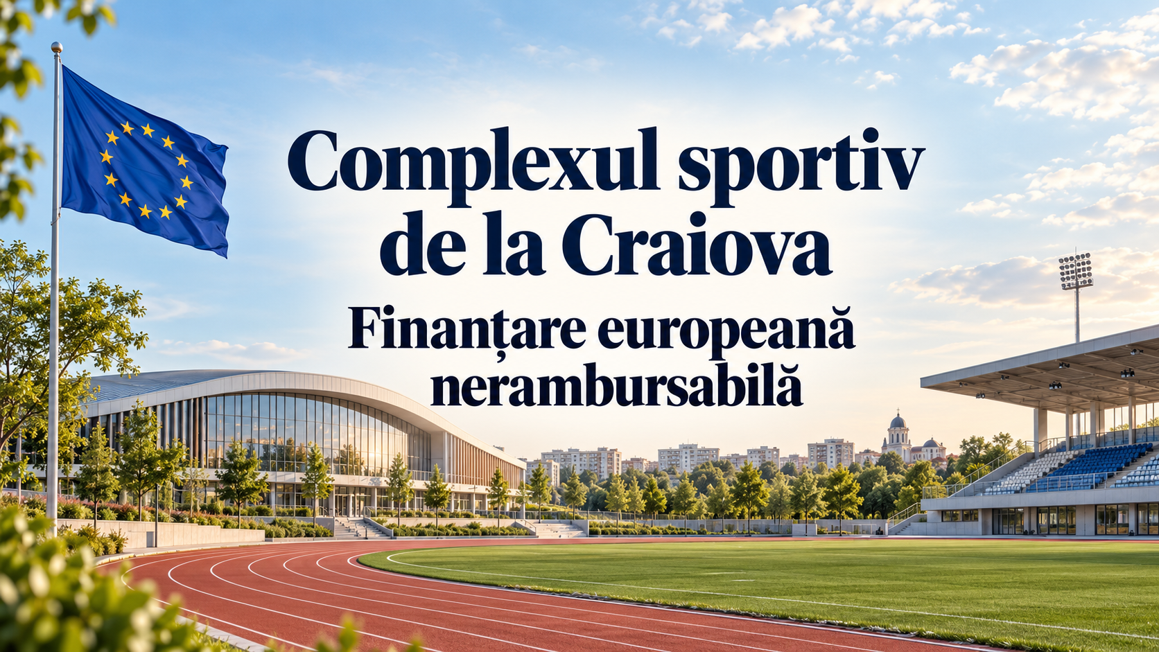 Complexul sportiv de la Craiova trece pe finanțare europeană nerambursabilă
