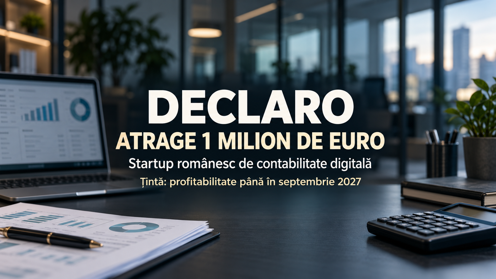 Declaro, startup românesc de contabilitate digitală, atrage 1 milion de euro și vrea profitabilitate până septembrie 2027