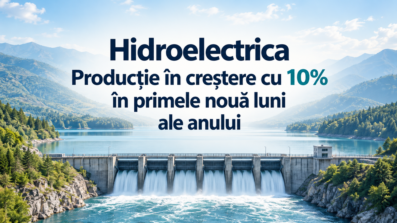 Hidroelectrica a crescut producția cu 10% în primele nouă luni ale anului