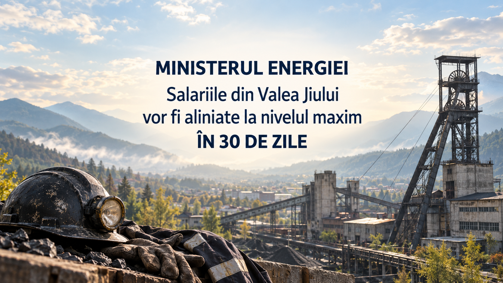 Ministerul Energiei va alinia salariile la Valea Jiului la nivelul maxim în 30 de zile