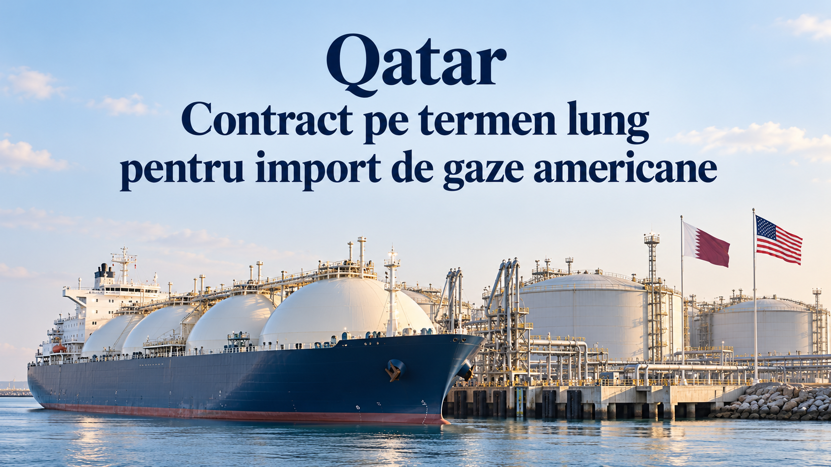Qatar semnează contract pe termen lung pentru import de gaze americane