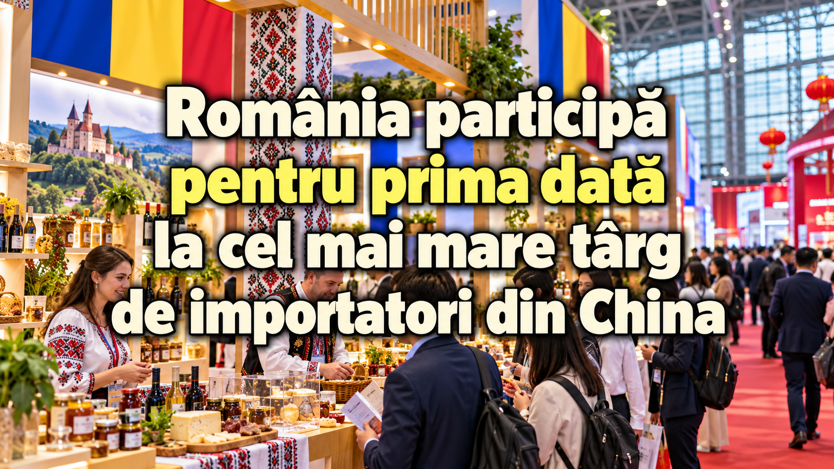 România participă pentru prima dată la cel mai mare târg de importatori din China