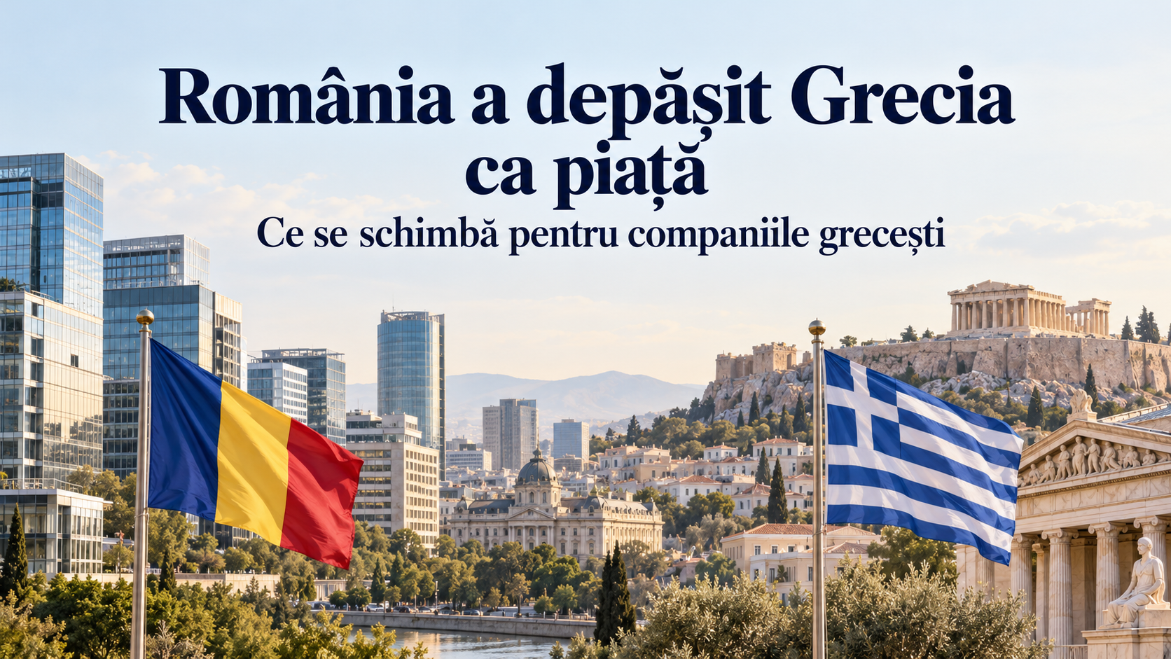 România a depășit Grecia ca piață. Ce se schimbă pentru companiile grecești