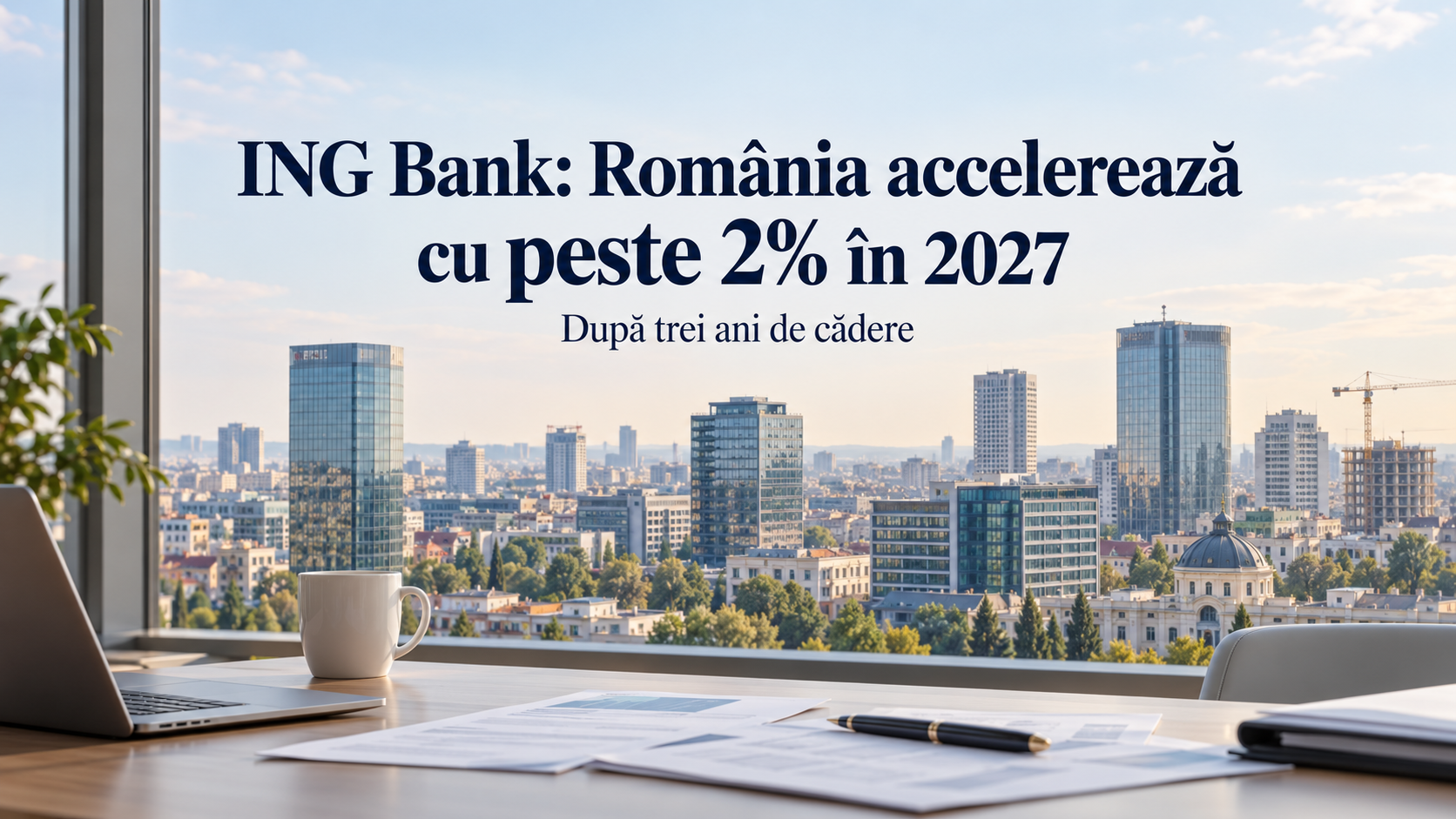 ING Bank: România accelerează cu peste 2% în 2027 după trei ani de cădere