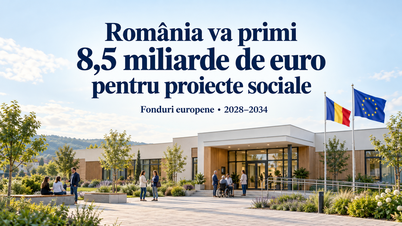 România va primi 8,5 miliarde de euro din fonduri europene pentru proiecte sociale în perioada 2028-2034