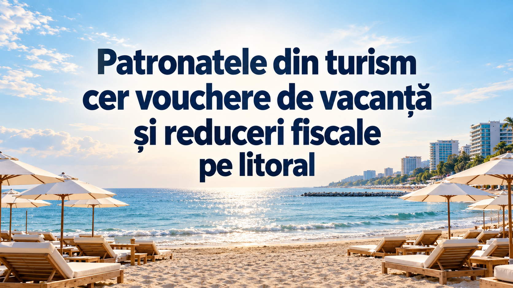 Patronatele din turism cer vouchere de vacanță și reduceri fiscale pe litoral