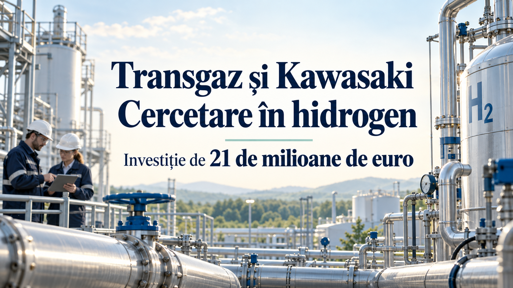 Transgaz și Kawasaki colaborează la cercetare hidrogenului, investiție de 21 de milioane de euro