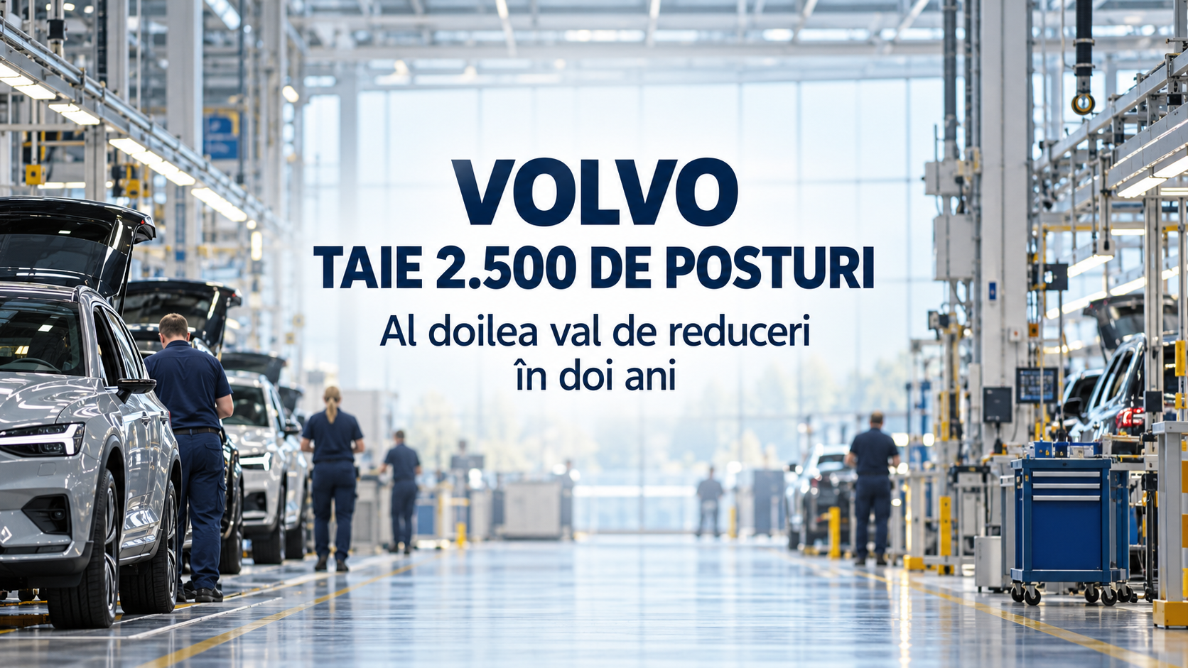 Volvo taie 2.500 de posturi, al doilea val de reduceri în doi ani