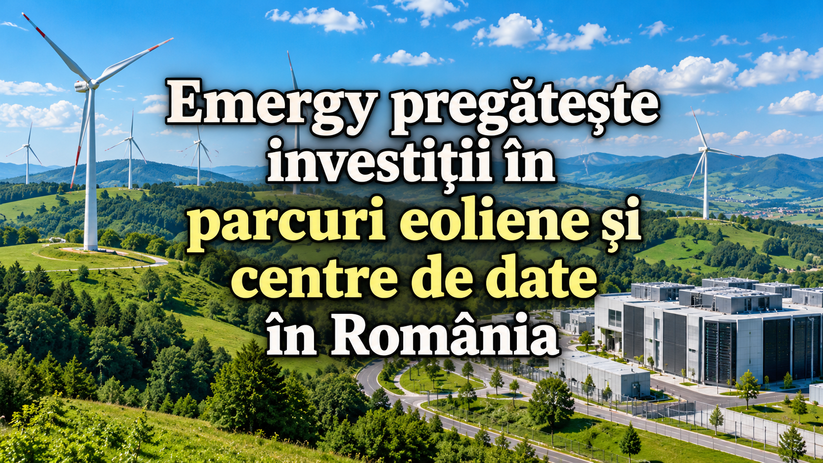 Emergy pregătește investiții în parcuri eoliene și centre de date în România